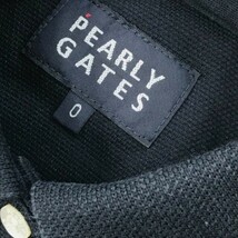 PEARLY GATES パーリーゲイツ 半袖ポロシャツ ワッペン ネイビー系 0 [240101036509] ゴルフウェア レディース_画像5