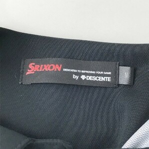 SRIXON スリクソン by DESCENTE/SRM1507S 半袖ポロシャツ ワッペン 総柄 レッド系 M [240101036974] ゴルフウェア メンズの画像6