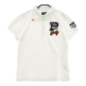 PEARLY GATES パーリーゲイツ 30周年モデル 半袖ポロシャツ ホワイト系 2 [240101038793] ゴルフウェア レディース