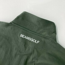 【1円】BEAMS GOLF ビームスゴルフ 半袖ポロシャツ カーキ系 XL [240101081707]_画像4