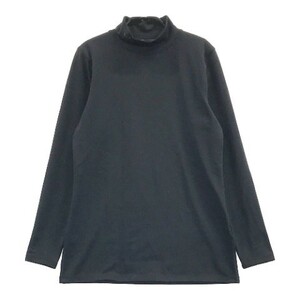 【1円】UNDER ARMOUR アンダーアーマー ハイネック 長袖 Tシャツ ブラック系 LG [240001996079]