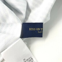 【1円】KISS ON THE GREEN キスオンザグリーン 長袖ポロシャツ ストライプ柄 ネイビー系 3 [240101004785]_画像5