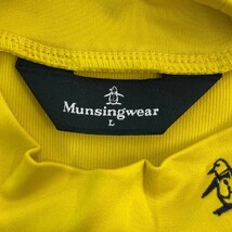 【1円】MUNSINGWEAR マンシングウェア SG1218 ハイネック 長袖Tシャツ イエロー系 L [240101082732]_画像5