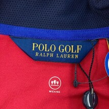 【1円】【新品】POLO GOLF ポロゴルフ ハーフジップ 長袖Tシャツ レッド系 S [240101093138]_画像4