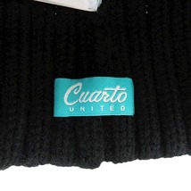 【1円】CUARTO UNITED クアルトユナイテッド ニット帽 ブラック系 [240001642777]_画像5