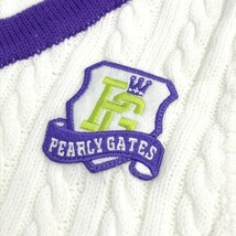 PEARLY GATES パーリーゲイツ ニットベスト ホワイト系 1 [240001992892] ゴルフウェア レディース_画像4