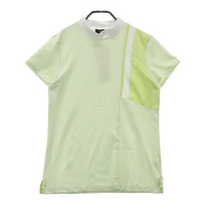 【新品】CALLAWAY キャロウェイ 2022年モデル ハイネック 半袖Tシャツ グリーン系 LL [240101016649] ゴルフウェア レディース