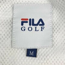 【1円】FILA GOLF フィラゴルフ 2WAY 裏メッシュ ジップジャケット 総柄 ホワイト系 M [240101017665]_画像5