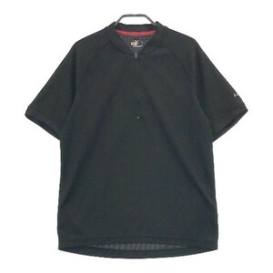 PUMA GOLF プーマゴルフ ハーフジップ 半袖Tシャツ ブラック系 L [240101019318] ゴルフウェア メンズ