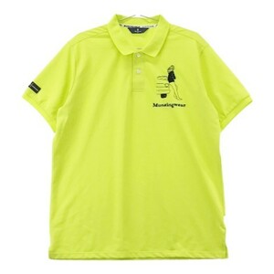 MUNSINGWEAR マンシングウェア 半袖ポロシャツ イエロー系 LL [240001983150] ゴルフウェア メンズ