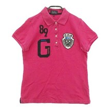 PEARLY GATES パーリーゲイツ 半袖ポロシャツ ピンク系 0 [240001986673] ゴルフウェア レディース_画像1