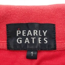 PEARLY GATES パーリーゲイツ 半袖ポロシャツ レッド系 1 [240001988690] ゴルフウェア レディース_画像5