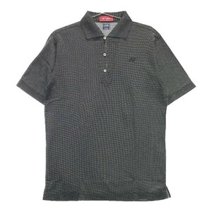 YONEX Yonex polo-shirt with short sleeves dot pattern black group M [240001990382] Golf wear men's 