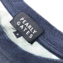 PEARLY GATES パーリーゲイツ 半袖 Tシャツ 総柄 ネイビー系 5 [240001991280] ゴルフウェア メンズ_画像5