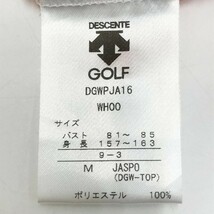 DESCENTE GOLF デサントゴルフ ノースリーブポロシャツ グリーン系 M [240001992242] ゴルフウェア レディース_画像6