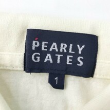 PEARLY GATES パーリーゲイツ 055-160183 半袖ポロシャツ ボーダー柄 グリーン系 1 [240101006645] ゴルフウェア レディース_画像6