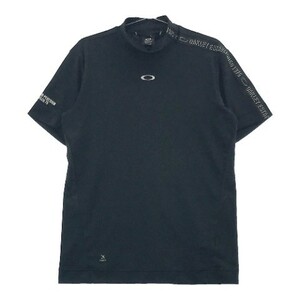 OAKLEY オークリー ハイネック半袖Tシャツ ブラック系 M [240101007047] ゴルフウェア メンズ