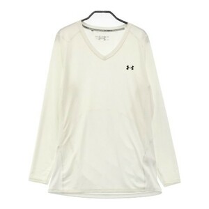 UNDER ARMOUR アンダーアーマー 2022年モデル 長袖 インナーTシャツ ホワイト系 XXL [240101007681] ゴルフウェア メンズ