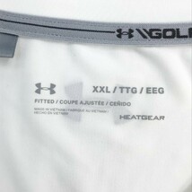 UNDER ARMOUR アンダーアーマー 2022年モデル 長袖 インナーTシャツ ホワイト系 XXL [240101007681] ゴルフウェア メンズ_画像6