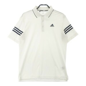 ADIDAS GOLF アディダスゴルフ 半袖ポロシャツ ホワイト系 O [240001980563] ゴルフウェア メンズ