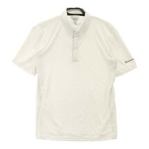 TAYLOR MADE テーラーメイド 半袖ポロシャツ サイドメッシュ ホワイト系 L [240001981057] ゴルフウェア メンズ_画像1