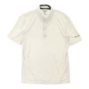 TAYLOR MADE テーラーメイド 半袖ポロシャツ サイドメッシュ ホワイト系 L [240001981057] ゴルフウェア メンズ