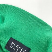 PEARLY GATES パーリーゲイツ 半袖ポロシャツ ニコちゃん グリーン系 1 [240001987103] ゴルフウェア レディース_画像8
