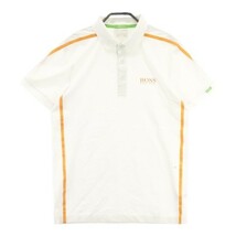 HUGO BOSS GREEN　ヒューゴ ボス グリーン MARTIN KAYMER 半袖ポロシャツ ホワイト系 S [240101010265] ゴルフウェア メンズ_画像1