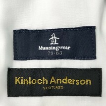 【新品】MUNSINGWEAR マンシングウェア ×Kinloch Anderson 2023年モデル パンツ タータンチェック柄 グレー系 79-83 [240101051575]_画像6