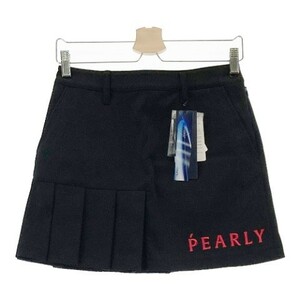 【新品】PEARLY GATES パーリーゲイツ 2022年モデル スカート ロゴ ブラック系 0 [240101065258] ゴルフウェア レディース