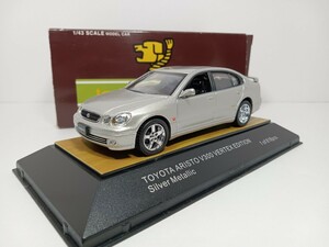 中古品 1/43 トヨタ アリスト V300 VERTEX シルバー