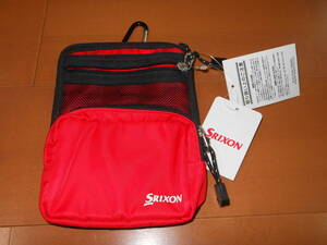 SRIXON　ポーチ　GGF-B2803　赤/黒　未使用品