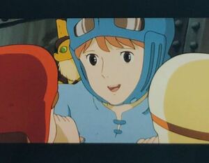 『風の谷のナウシカ (1984) NAUSICAA OF THE VALLEY OF WIND』35mm フィルム 1コマ スタジオジブリ 映画 Film クコの実もらうナウシカ