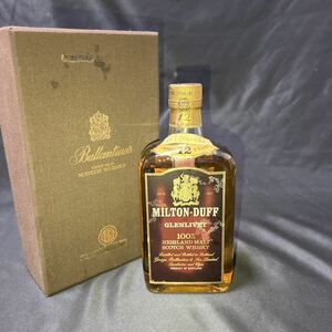 未開栓 Ballantines MILTON-DUFF 12年 バランタイン ミルトンダフ ウイスキー スコッチ 古酒 箱付 希少