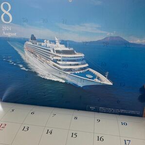 ASUKA CRUISE 2024壁掛けカレンダー 風景 乗り物 働く船 郵船クルーズ 株式会社の画像7