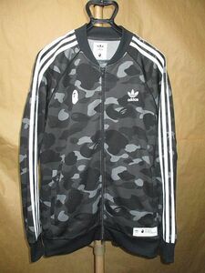 エイプ　アディダス　adidas Originals by A BATHING APE BAPE TRACK TOP ジャージ　迷彩　1stカモ　トラック　ジャケットトップ XO