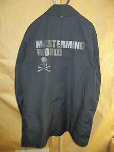 MASTERMIND WORLD マスターマインド　23SS　スカル　オーバーサイズ　ロング　コート　黒　L　未使用