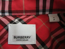 バーバリー　BURBERRY　LONDON ENGLAND 最高級ライン Burberry Small Scale Check Shirt　TB 刺繍　チェック　シャツ　S_画像4