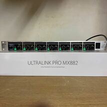 ☆動作確認済☆ Behringer ベリンガー MX882 Ultralink Pro Ultra-Flexible 8ch スプリッター/ミキサー クイックスタートガイド 元箱付き_画像2