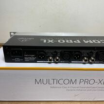 ☆動作確認済☆ BEHRINGER ベリンガー MULTICOM PRO-XL MDX4600 取説，スタートガイド，元箱付き_画像9