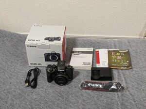 送料無料！CANON EOS M5 キヤノン ミラーレス一眼 APS-C レンズ付き EF-M 22mm STM