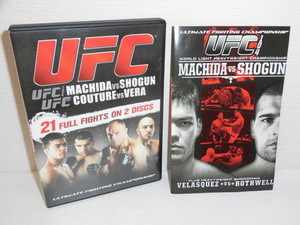 2308-0228◆DVD UFC 104 AND 105 MACHIDA vs SHOGUN COUTURE vs VERA 2枚組 リョート・マチダ/マウリシオ・ショーグン