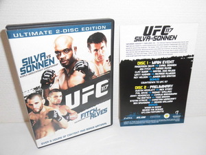 2308-0234◆DVD UFC 117 SILVA vs SONNEN 2枚組 アンデウソン・シウバ/チェール・ソネン