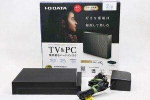 【質Banana】I-O DATE/アイ・オー・データ HDCZ-UTL2KC 外付けハードディスク 外付けHDD 2TB 箱付き 通電確認済み 現状品 現品限り♪