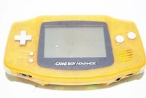 【質Banana】ジャンク品!! Nintendo/任天堂 AGB-001 オレンジ GAMEBOY/ゲームボーイアドバンス 部品取りに 現状品 ♪_画像1
