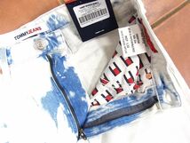 新品☆TOMMY HILFIGER トミーヒルフィガー MOM デニム パンツ ブリーチデニム テーパード レディース_画像4