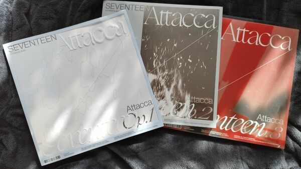 【3冊セット】seventeen attacca Op.1 Op.2 Op.3