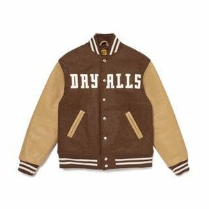 正規品 美品 HUMAN MADE ヒューマンメイド VARSITY JACKET DAY ALLS ブラウン ジャケット アウター トップス M