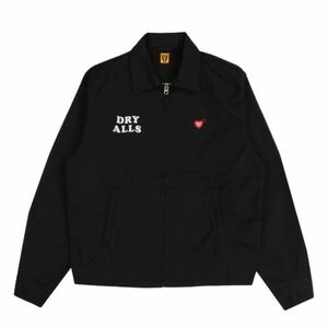 正規品 美品 HUMAN MADE DAY ALLS プチハートドリズラー ジャケット ブラック アウター トップス スイングトップ M