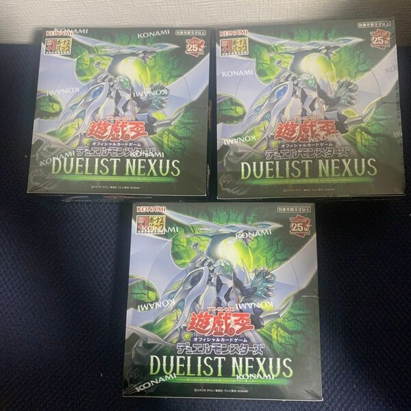 遊戯王OCG　duelist nexus 3box 初回限定版 シュリンク付き